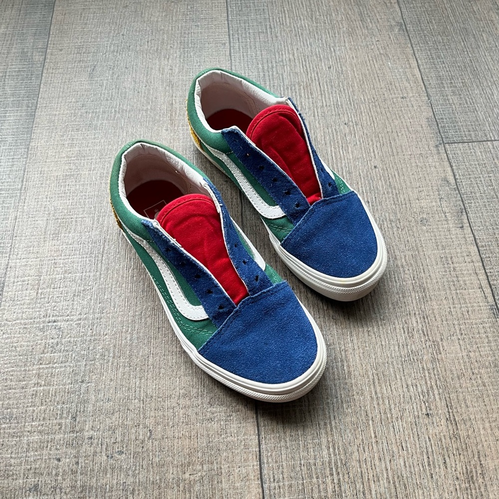 Kids colorblock old skools